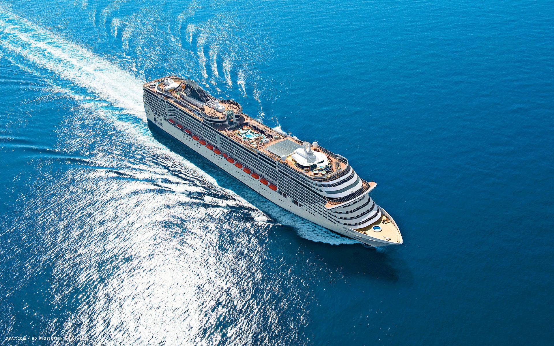msc divina cruise ship HD widescreen wallpaper / cruise