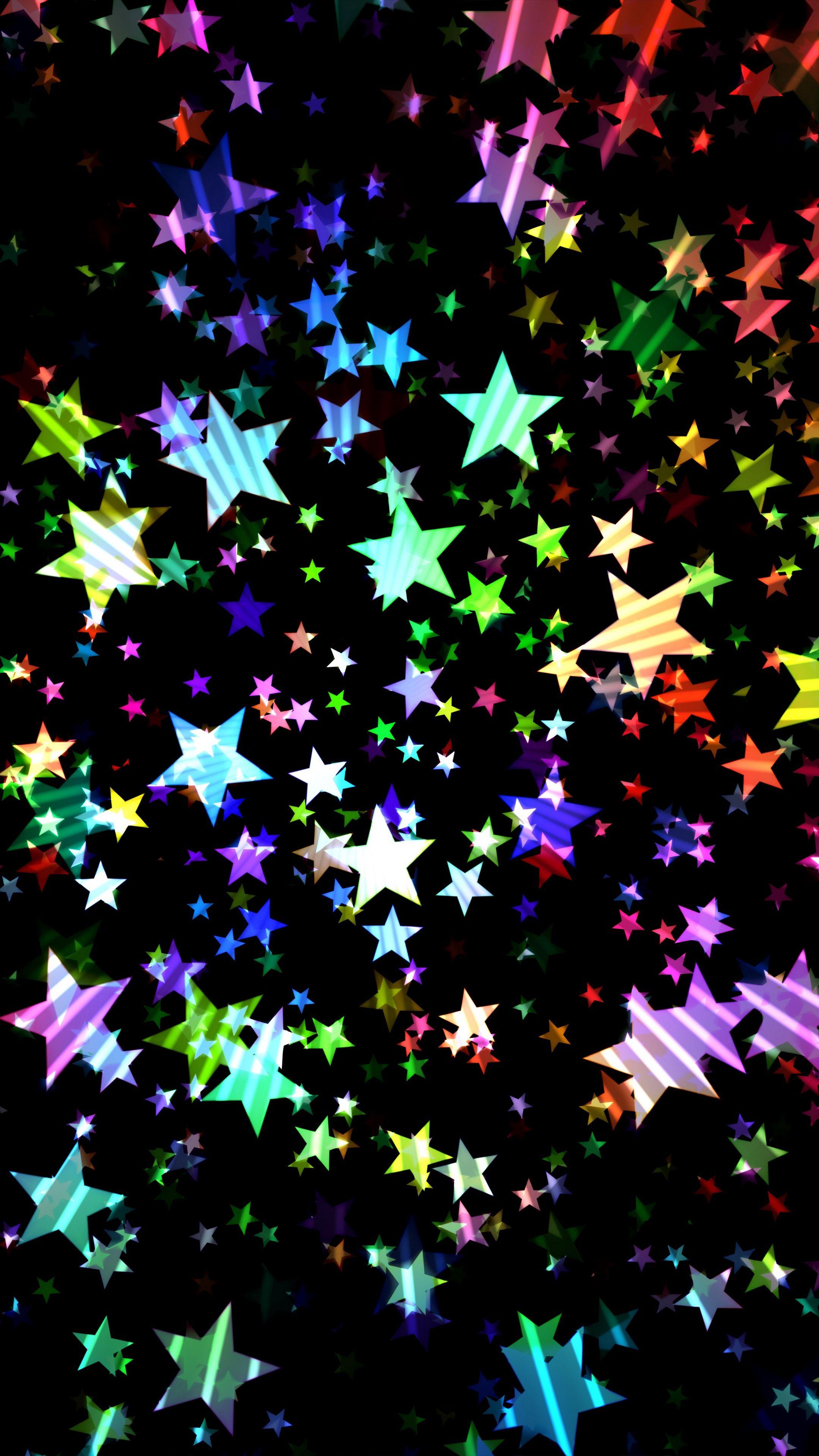 Abstract #stars #colorful #shiny #bright #wallpaper HD 4k background for android :). Pretty phone wallpaper, Abstract, Abstract wallpaper