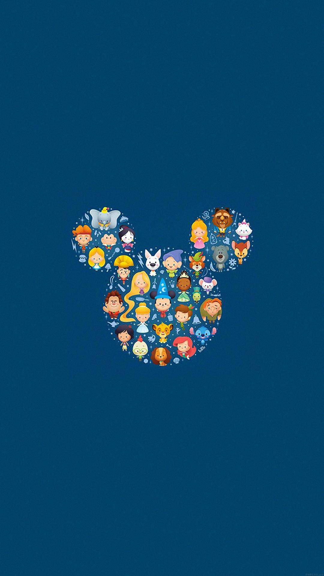 Disney Art Character Cute Illust iPhone 8 Wallpaper Free Download