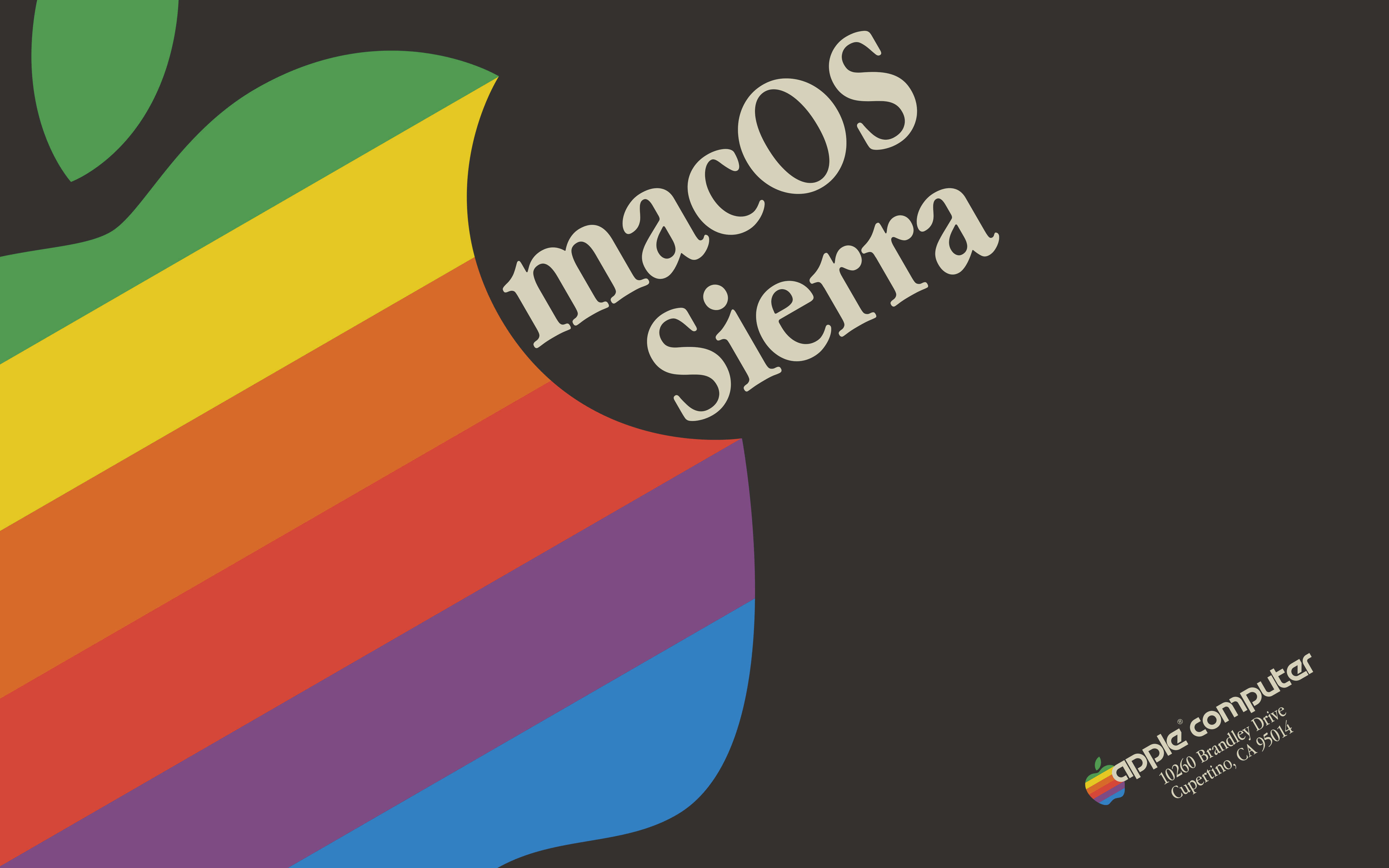 macOS Retro 70's retina wallpaper [OC][5120x3200]