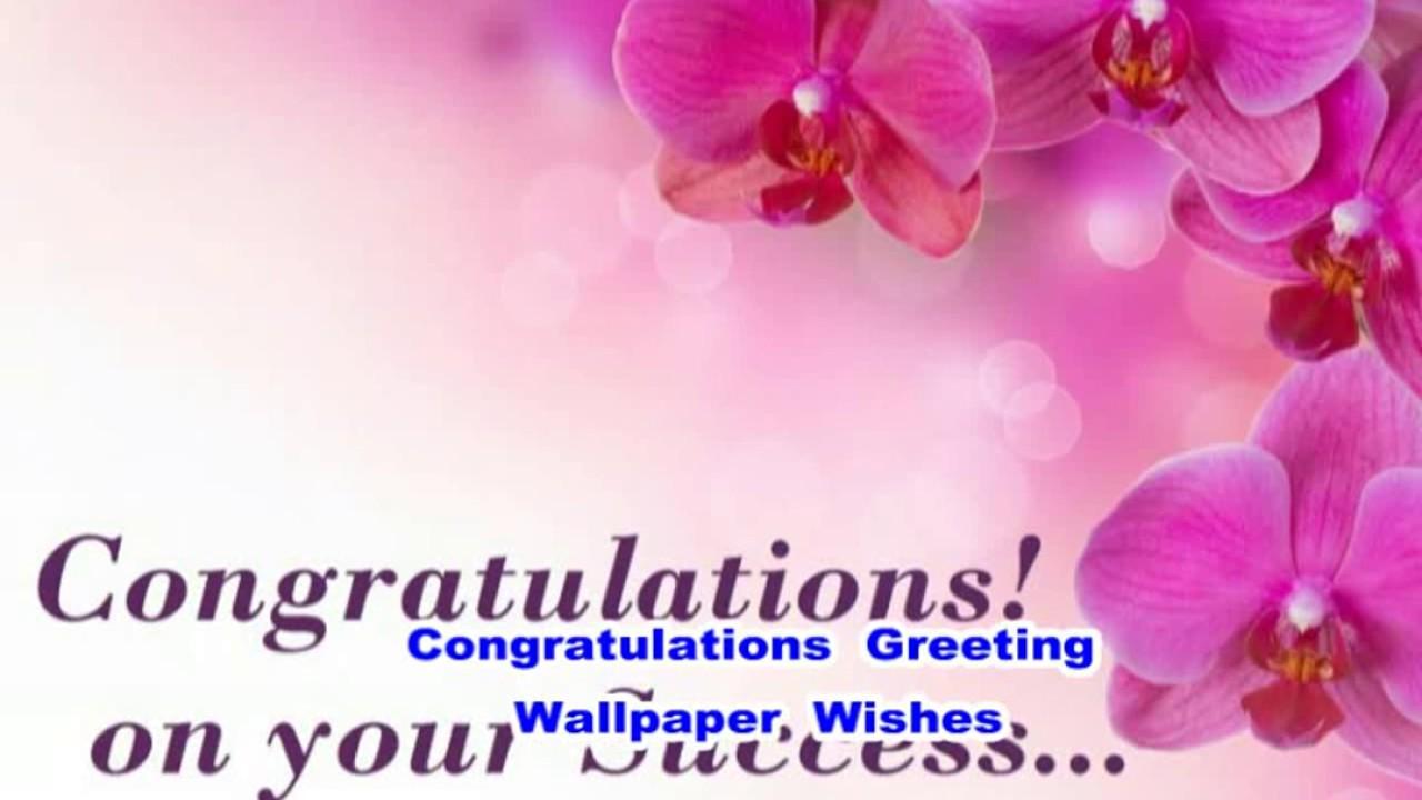 Congratulations Greeting Wishes Cards Wallpaper Image