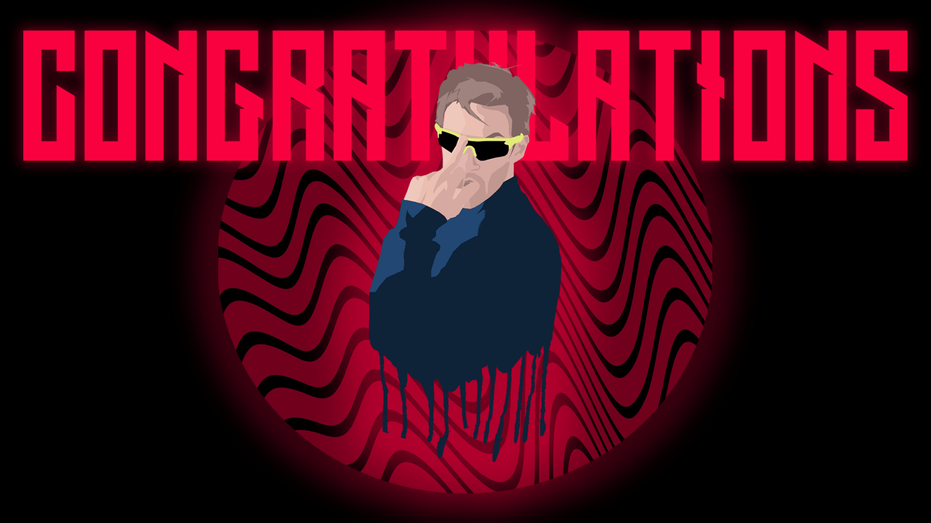 A Pewdiepie congratulations wallpaper. Hope you guys like it