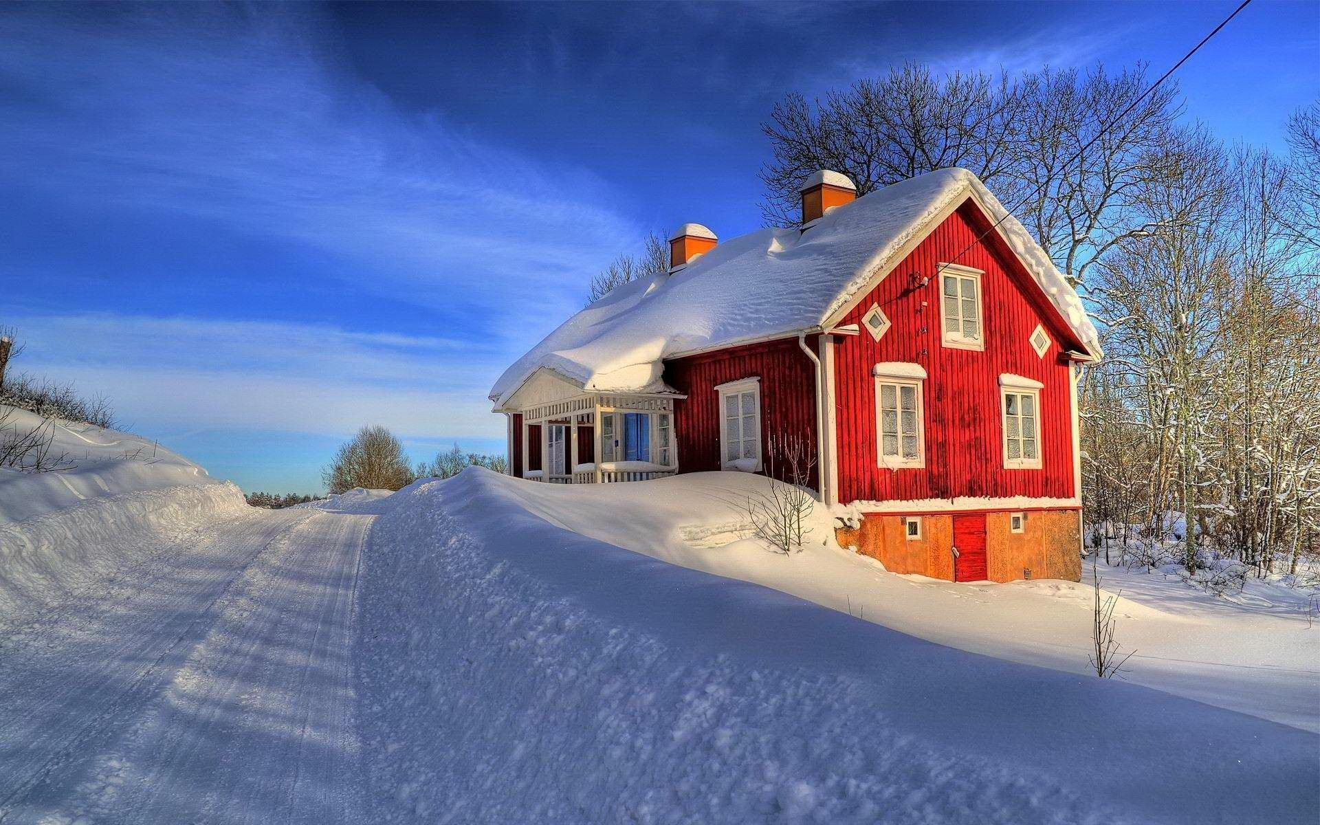 Winter, In, Sweden, Desktop Wallpaper, HD Free Photo, Cool