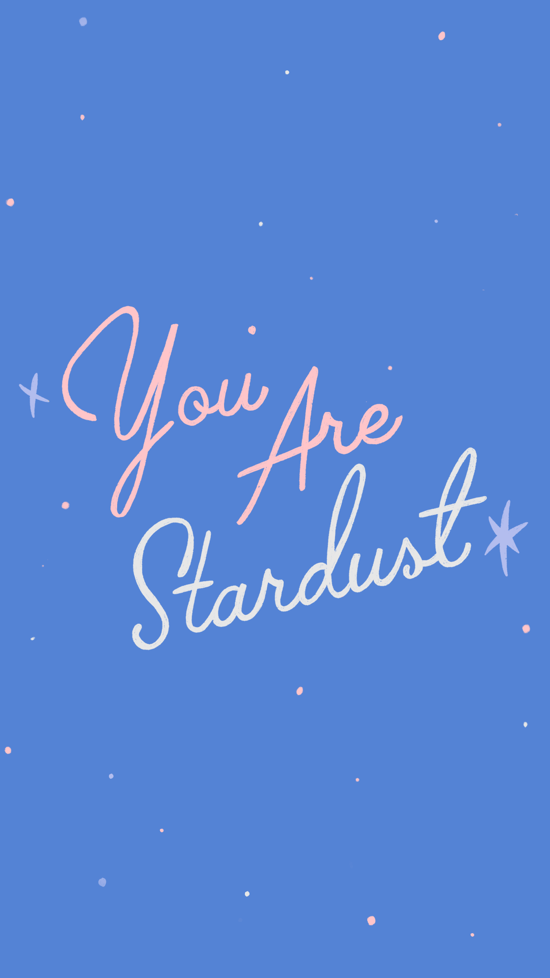 Tech Love 01: Stardust Inspired Mobile Wallpaper