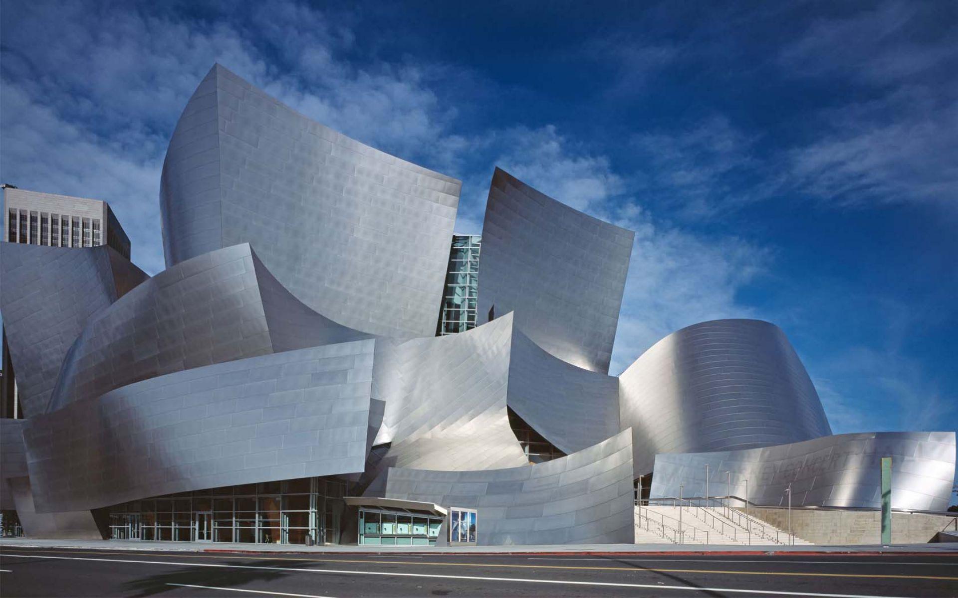 Disney Concert Hall. HD Architecture and Interior