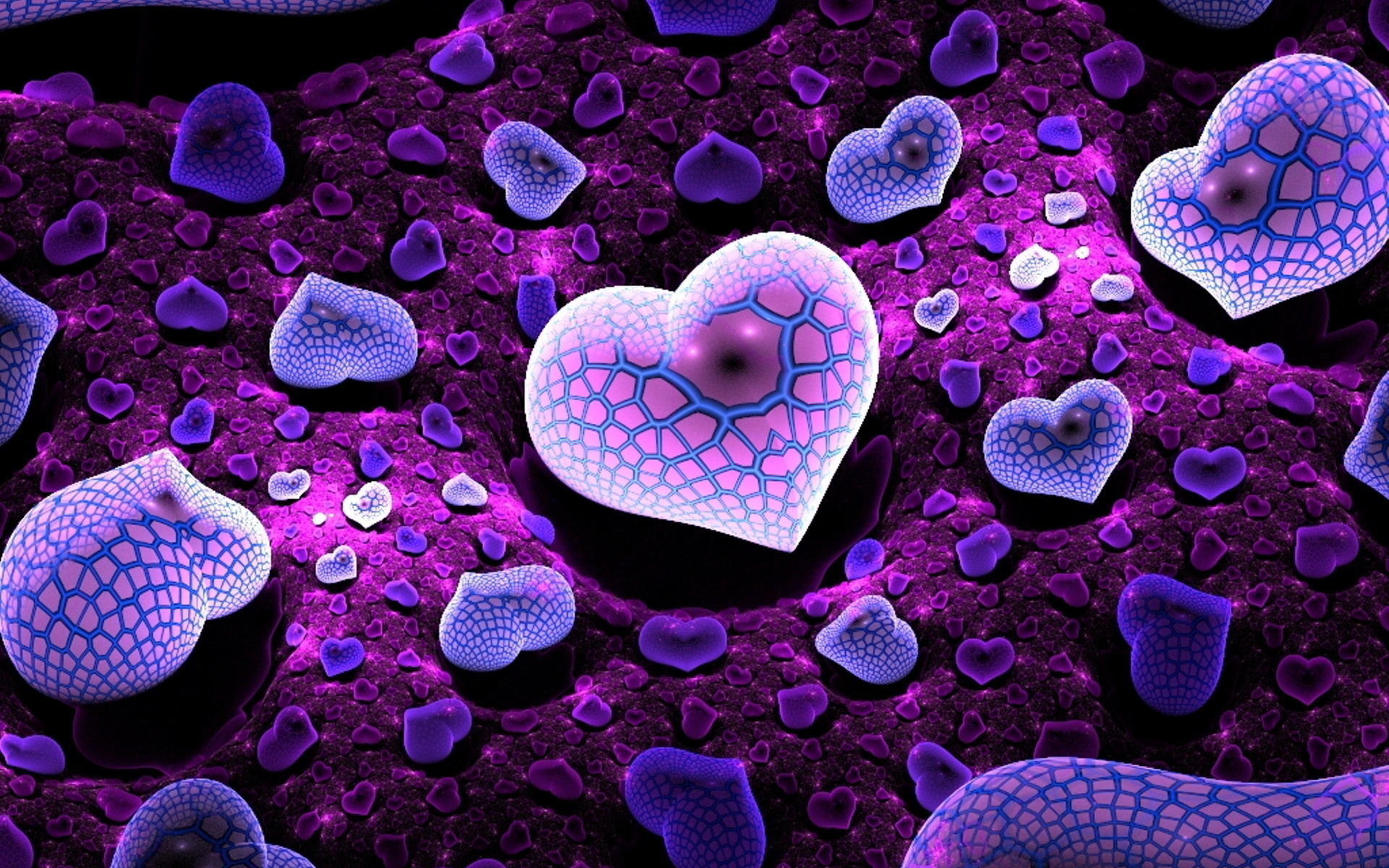 Love Purple Wallpaper