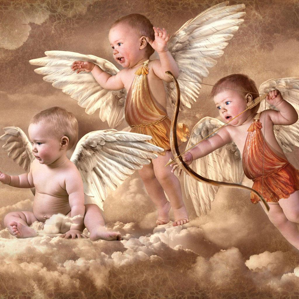 HD wallpaper cherub fantasy seraphim cherubim flying celestial  religious  Wallpaper Flare