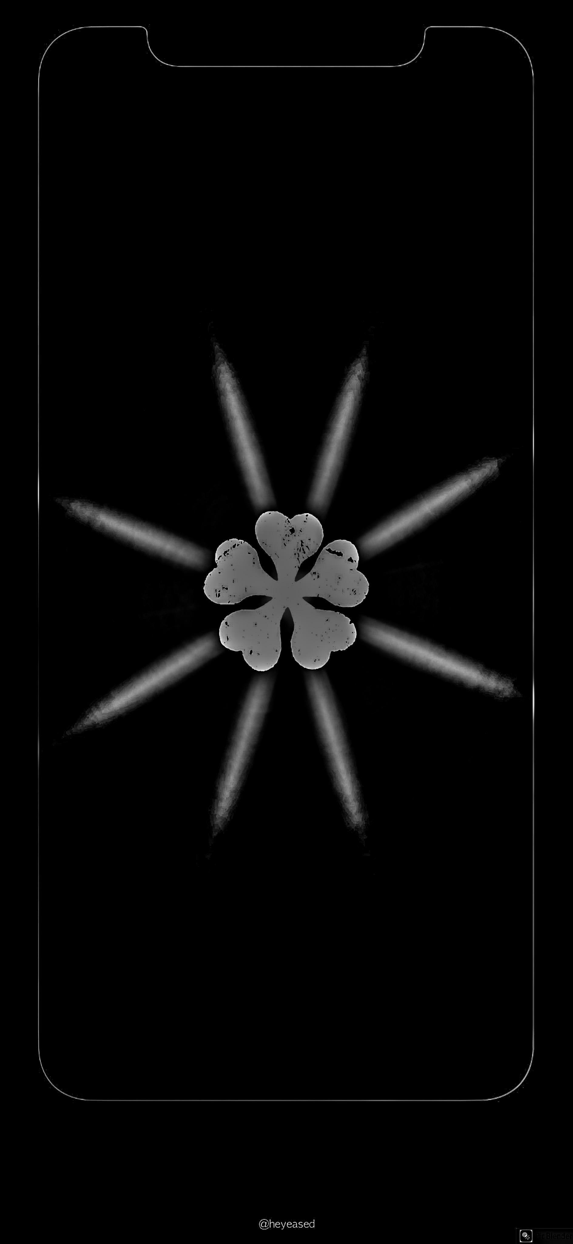 Made Five Leaf Clover wallpaper for iPhone Xs