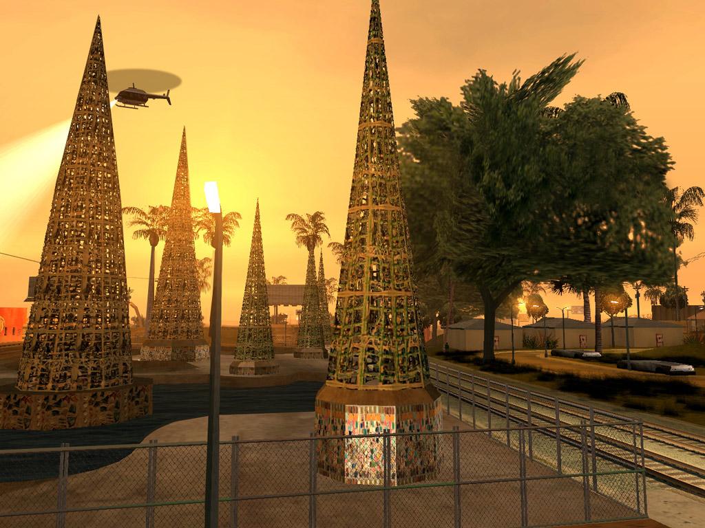 Watts Towers in GTA V