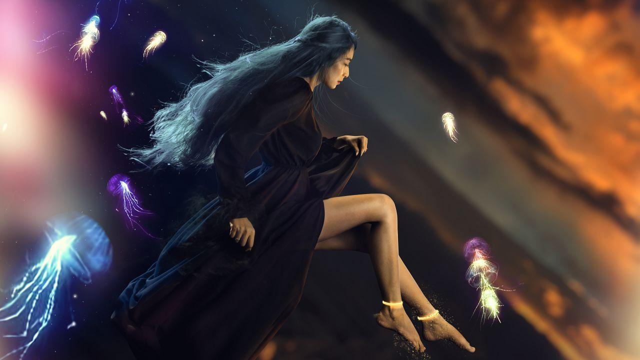 Asian Girl, Hd, 4k Fantasy Wallpaper