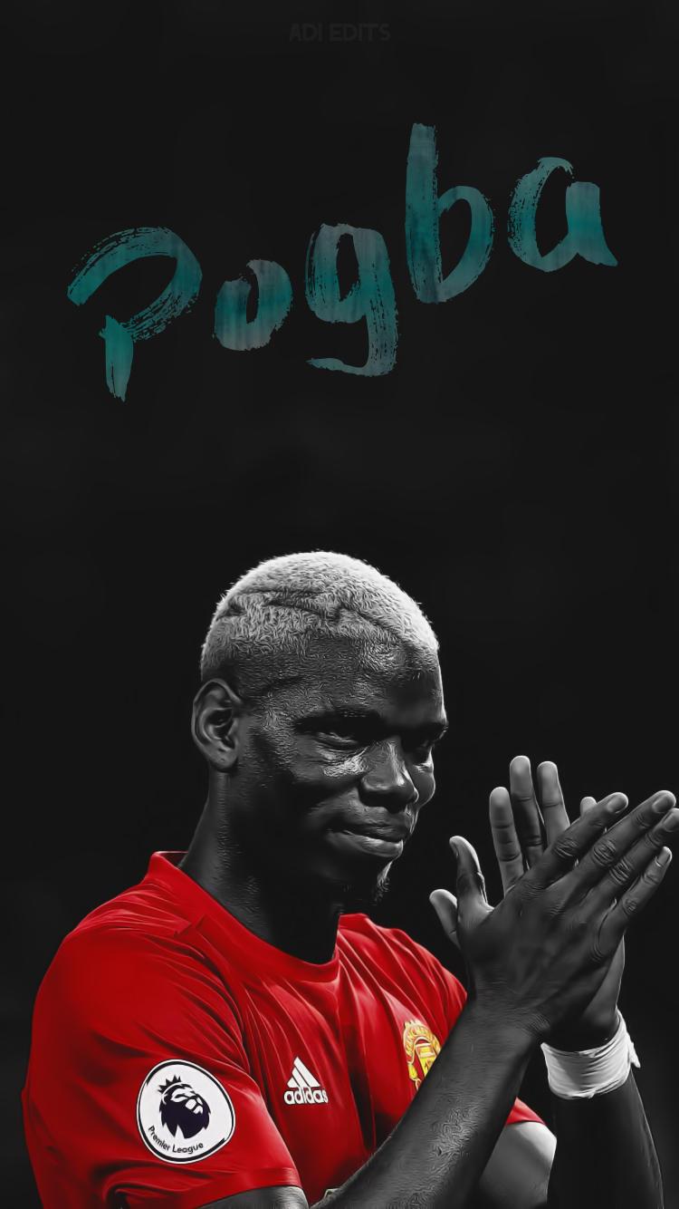 Paul Pogba Manchester United iPhone Wallpaper HD By U