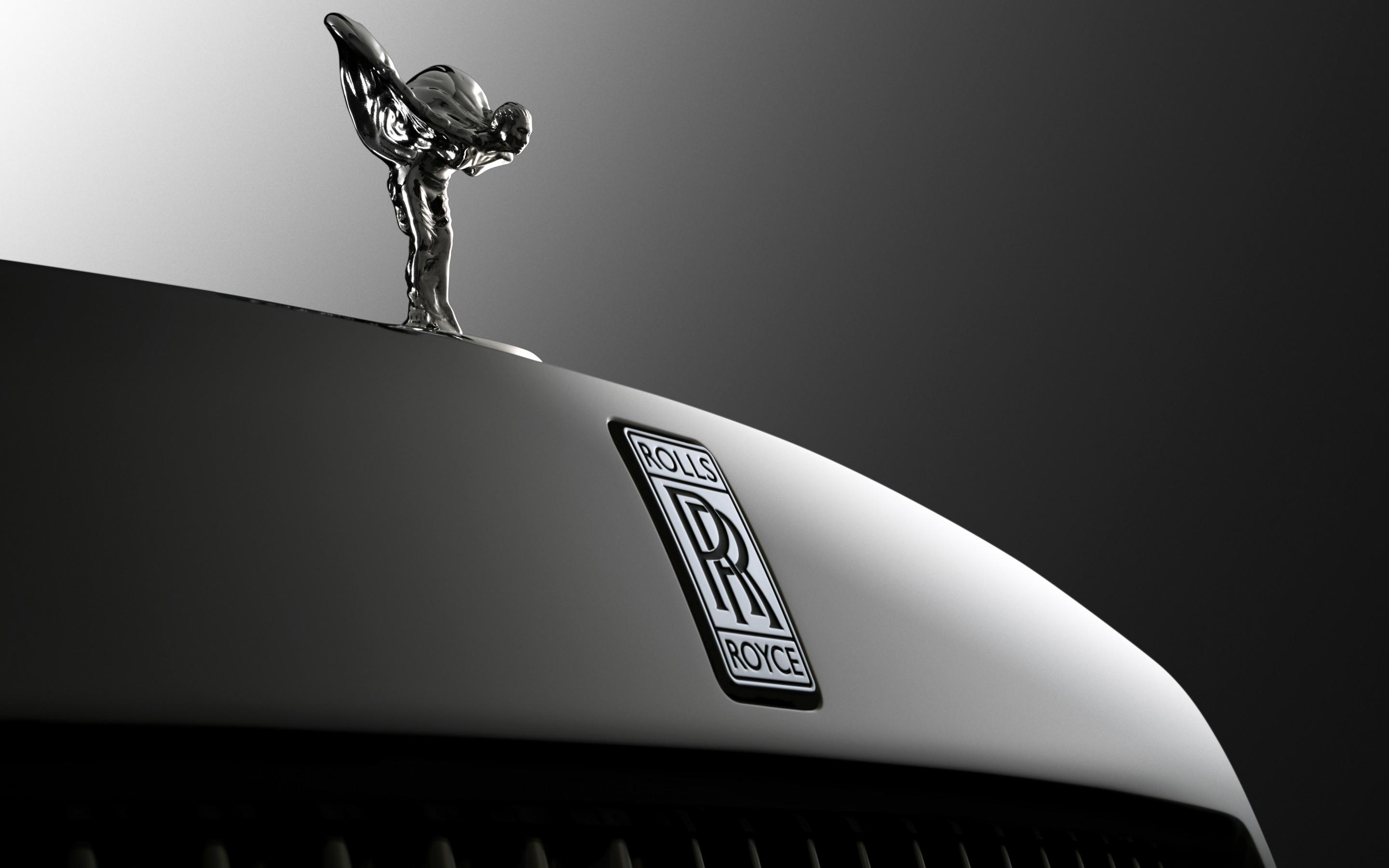 Wallpaper RollsRoyce Phantom, Spirit of Ecstasy, 4K