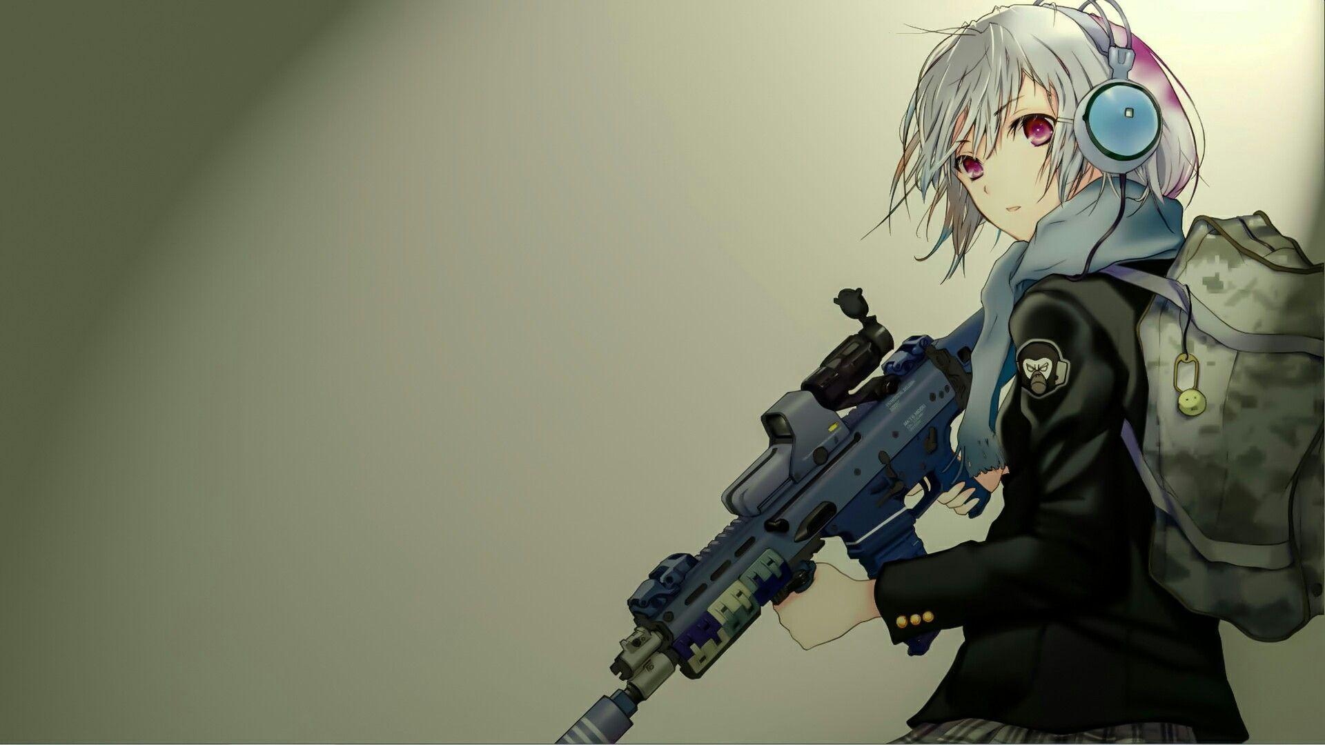 Anime Girls Soldier Wallpapers - Wallpaper Cave