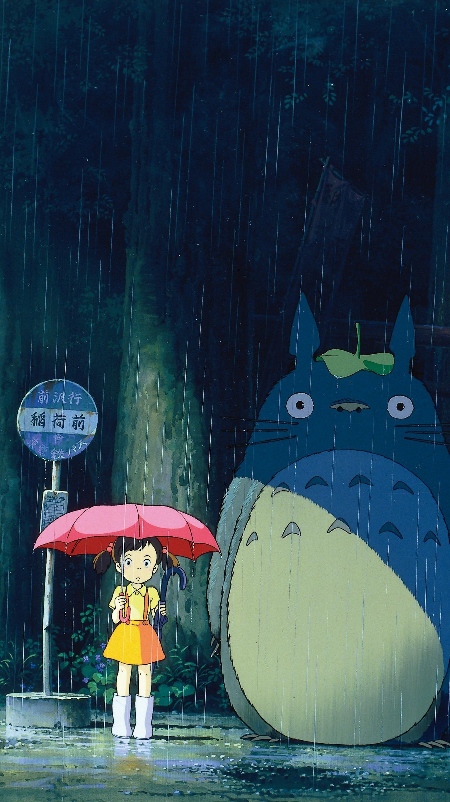My Neighbor Totoro (1988) Phone Wallpaper. Totoro poster