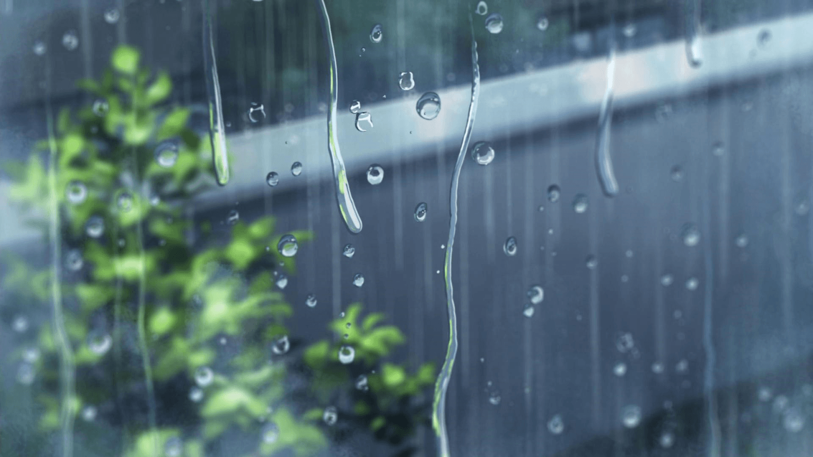 Anime Landscape: Rain (Anime Background)