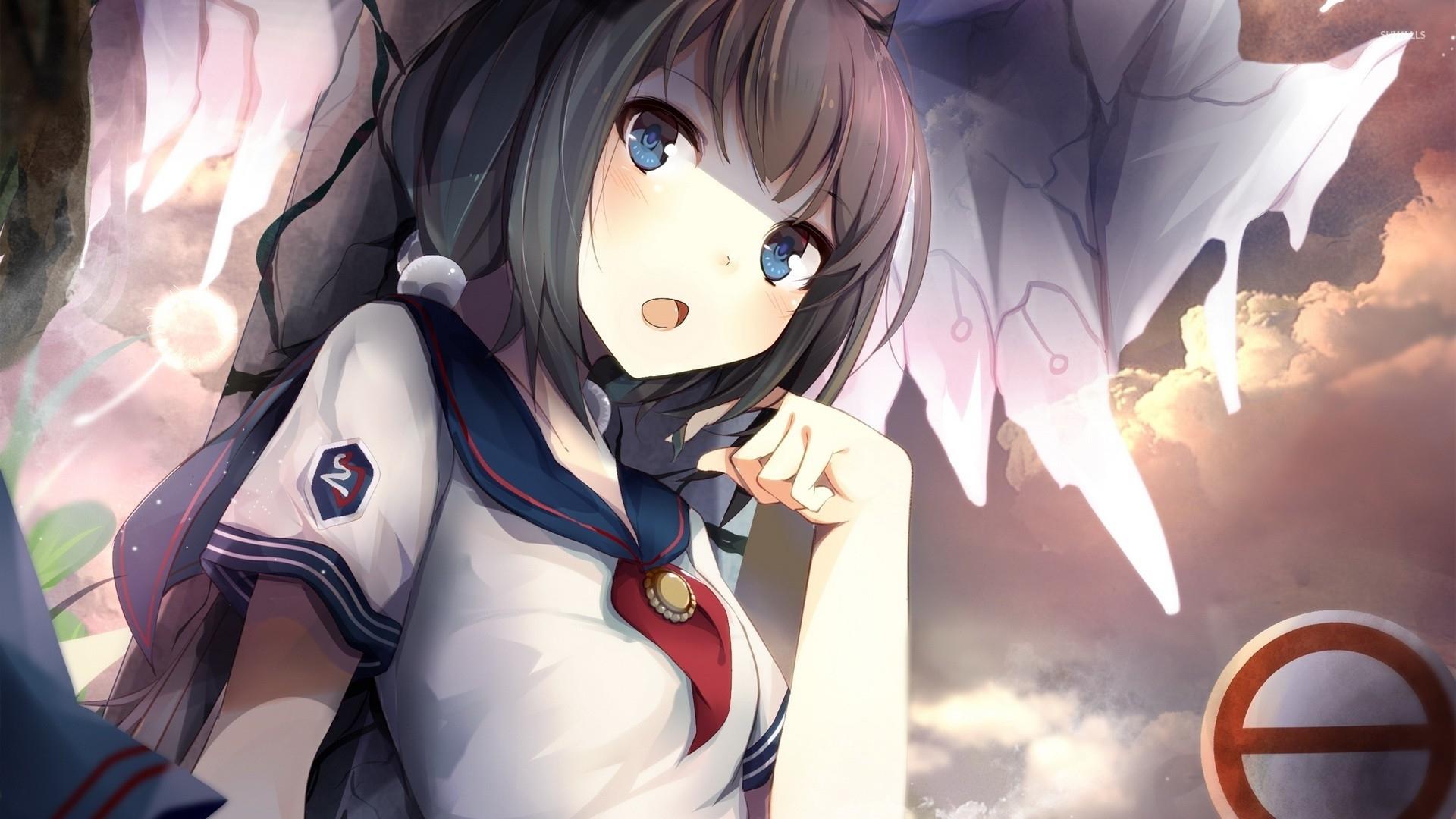 Schoolgirl wallpaper wallpaper