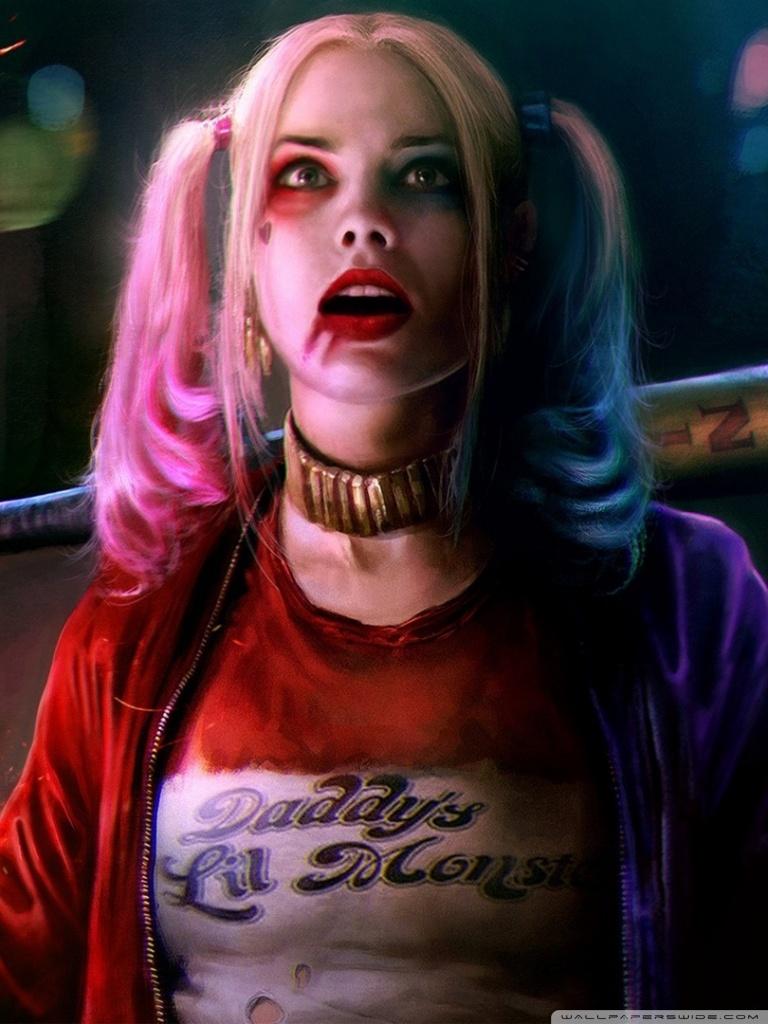 Margot Robbie as Harley Quinn, Suicide Squad Ultra HD Desktop