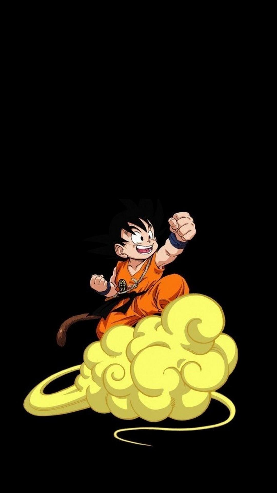 Kid Goku On Nimbus Wallpaper iPhone, Kid goku flying nimbus, HD png download is free transparent png image