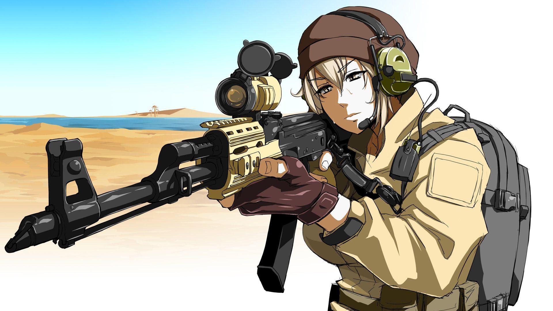 Anime Gun Wallpaper Free Anime Gun Background