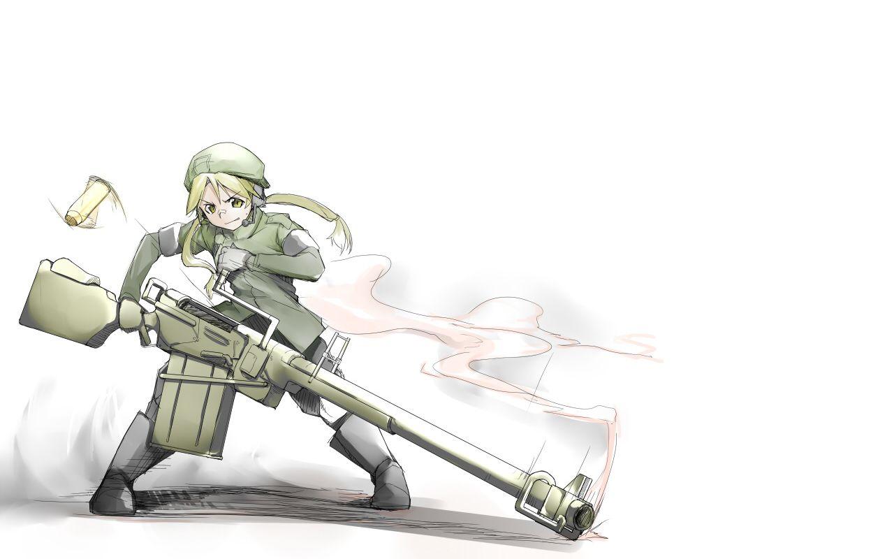 Anime With Guns Wallpapers Wallpaper Cave