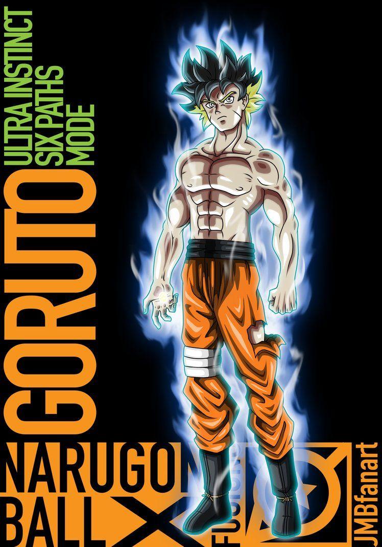 Goruto Ultra Instinct Six Paths Mode by JMBfanart. Black