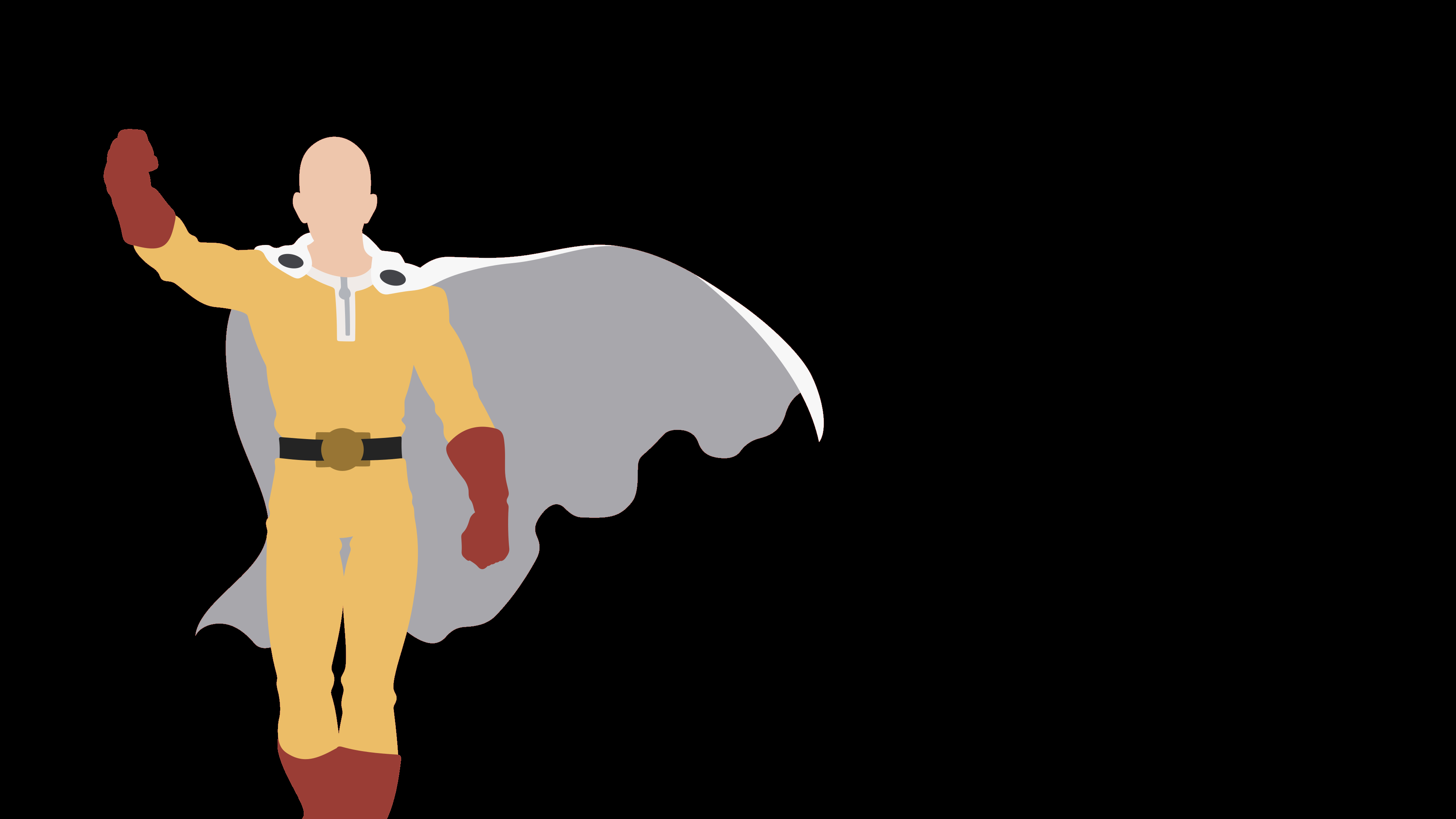 Minimalism, #anime, #saitama, #one Punch Man, Wallpaper Punch Man Laptop Wallpaper & Background Download