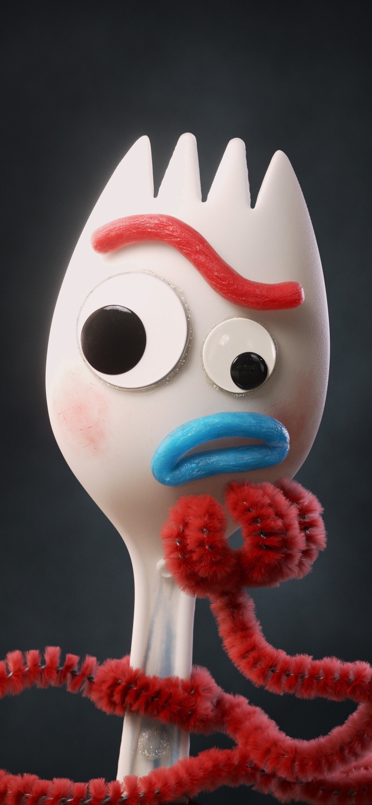 Forky In Toy Story 4 iPhone XS MAX Wallpaper, HD