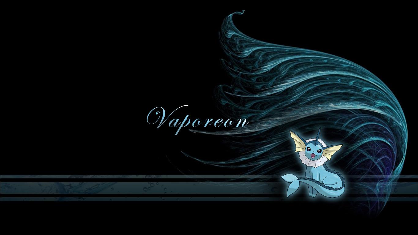 Free download Vaporeon Wave Wallpaper by Wild Espy 1366x768