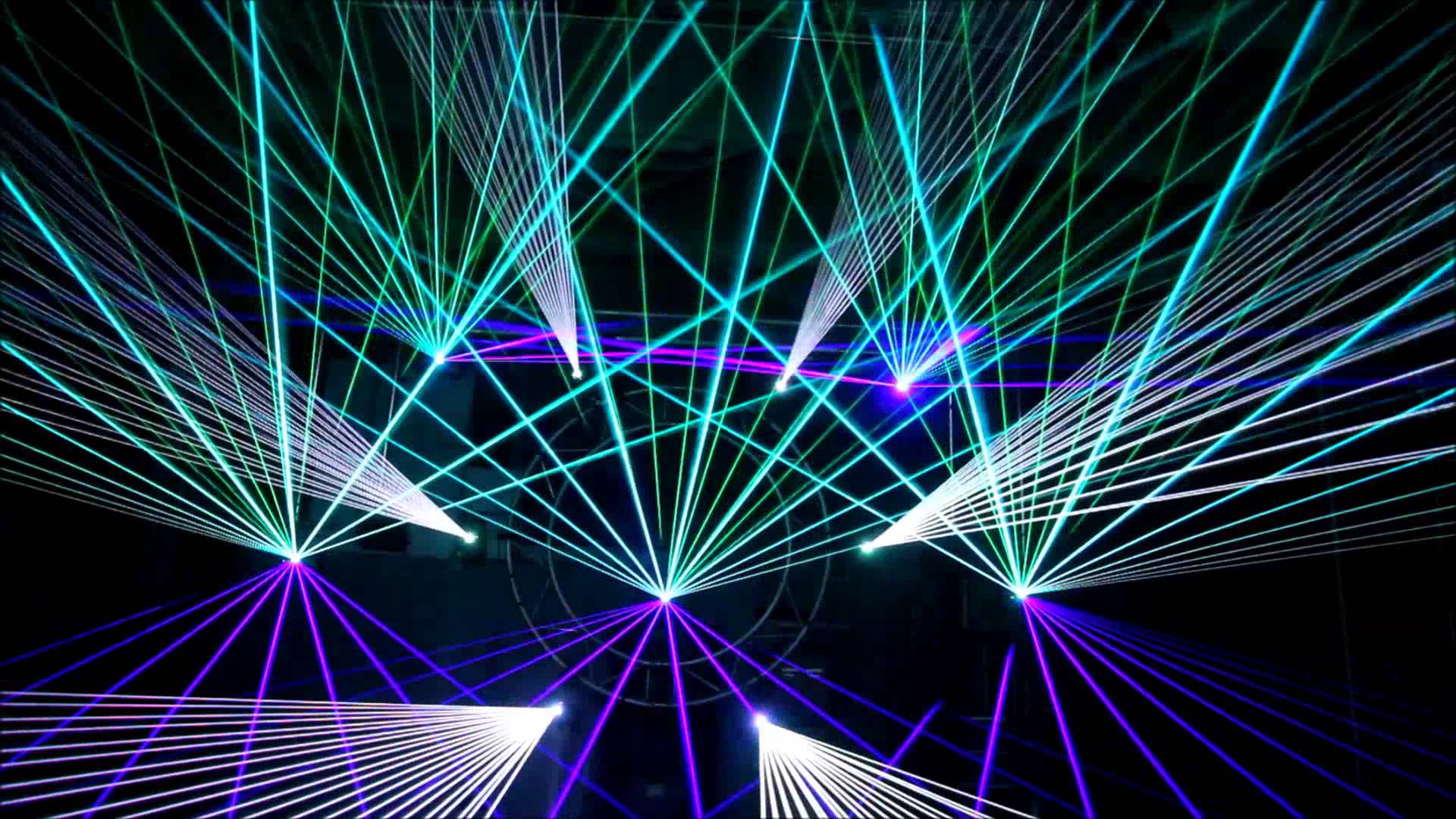 3d Laser Lights Wallpaper