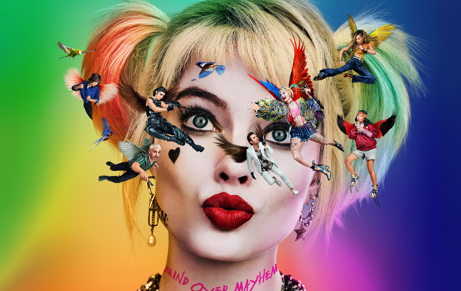 Birds of Prey poster delves into Harley Quinn's twisted mind.
