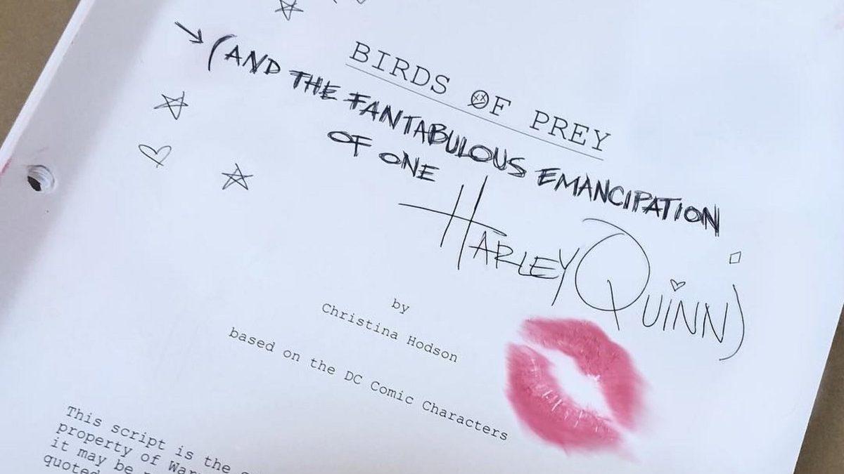 Margot Robbie Teases [Quinzel] Doctored 'Birds of Prey' Script