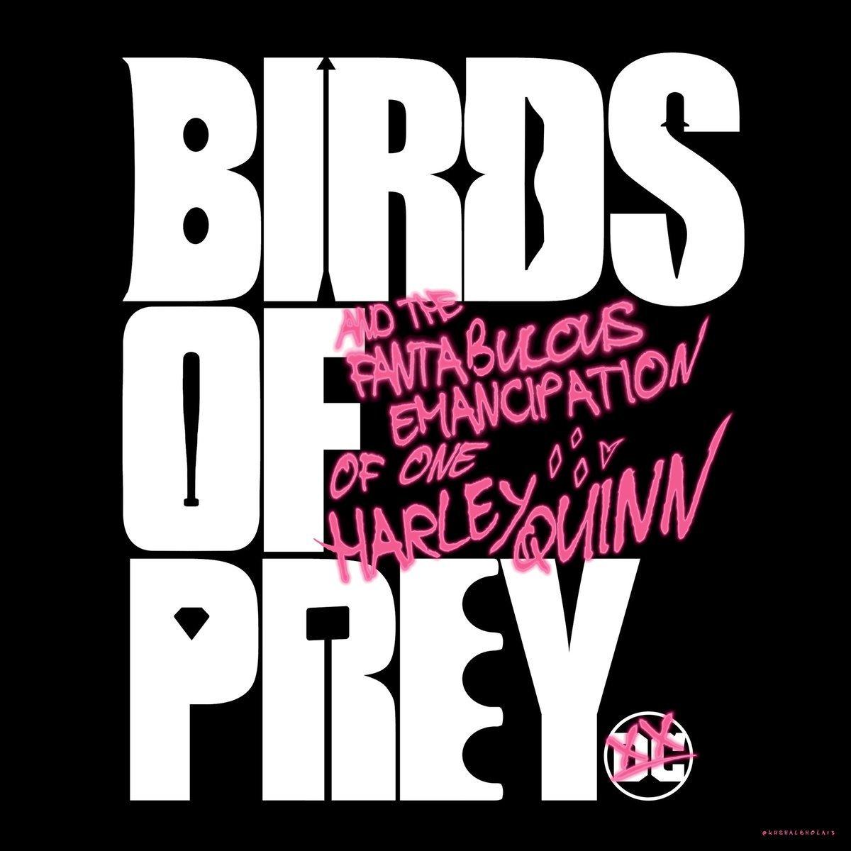 Harley Quinn Hijacks the Official Logo for 'Birds of Prey