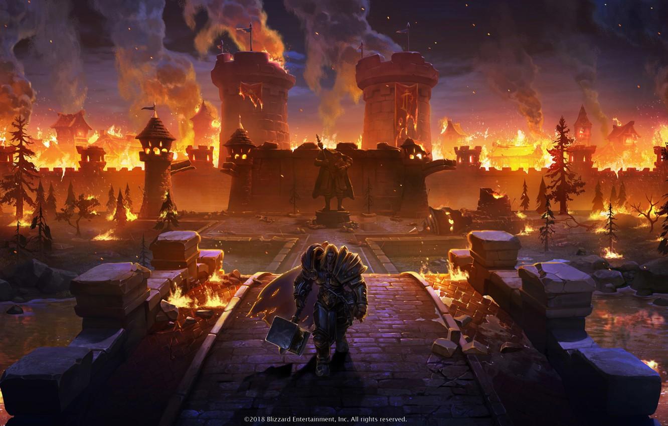 Wallpaper The game, Warcraft, Blizzard, Art, Art, Paladin