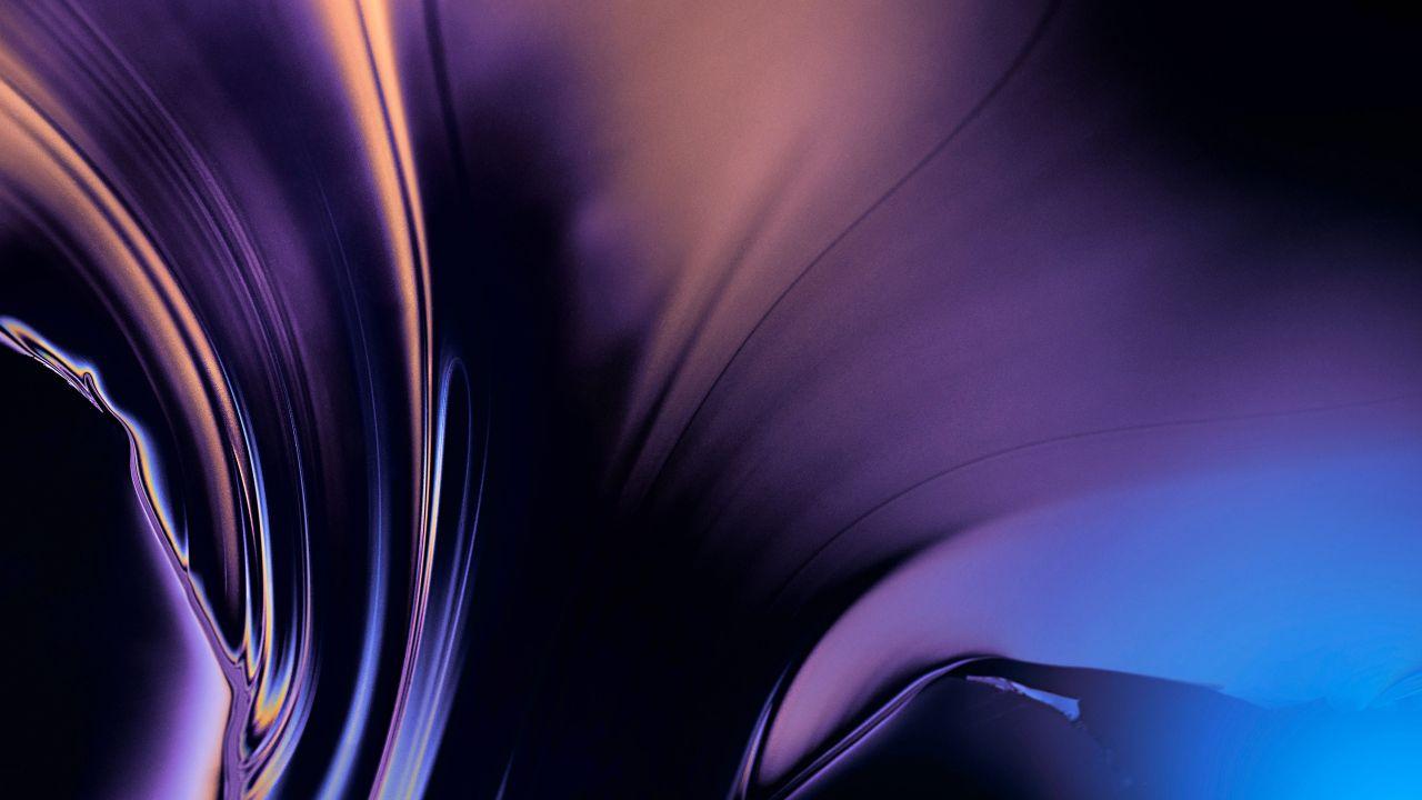 Wallpaper macOS Mojave, Gradient, Abstract, Purple, Stock