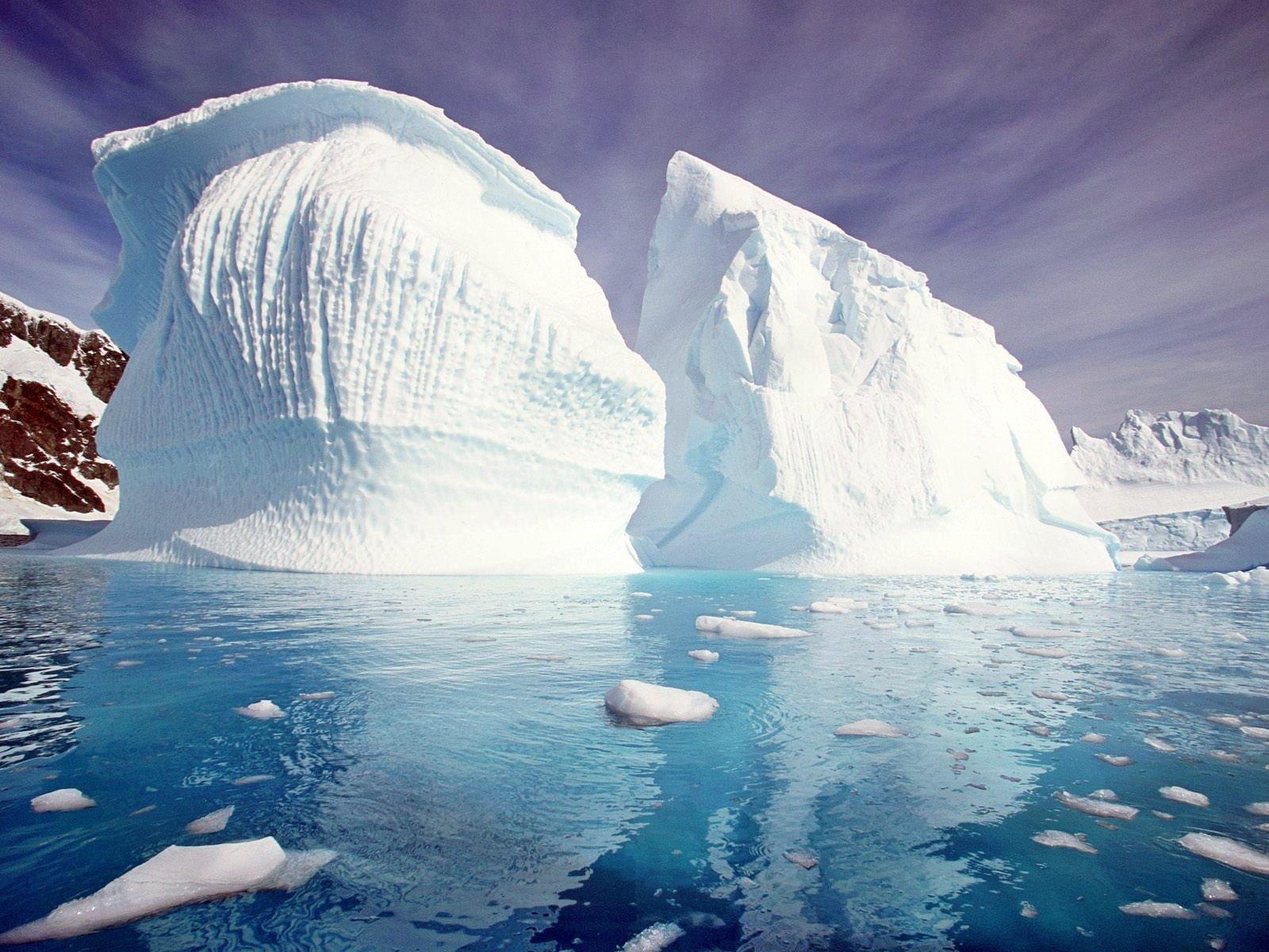 Water nature frozen icebergs wallpaperx1200