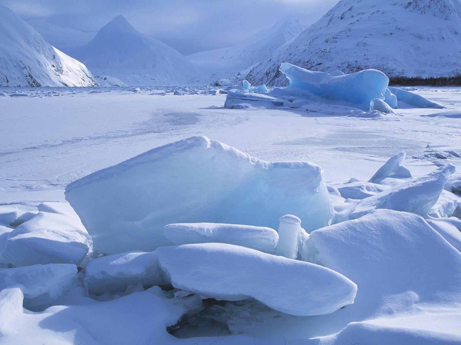 Nature: Icebergs Within A Frozen Lake, Alaska, picture nr. 40002
