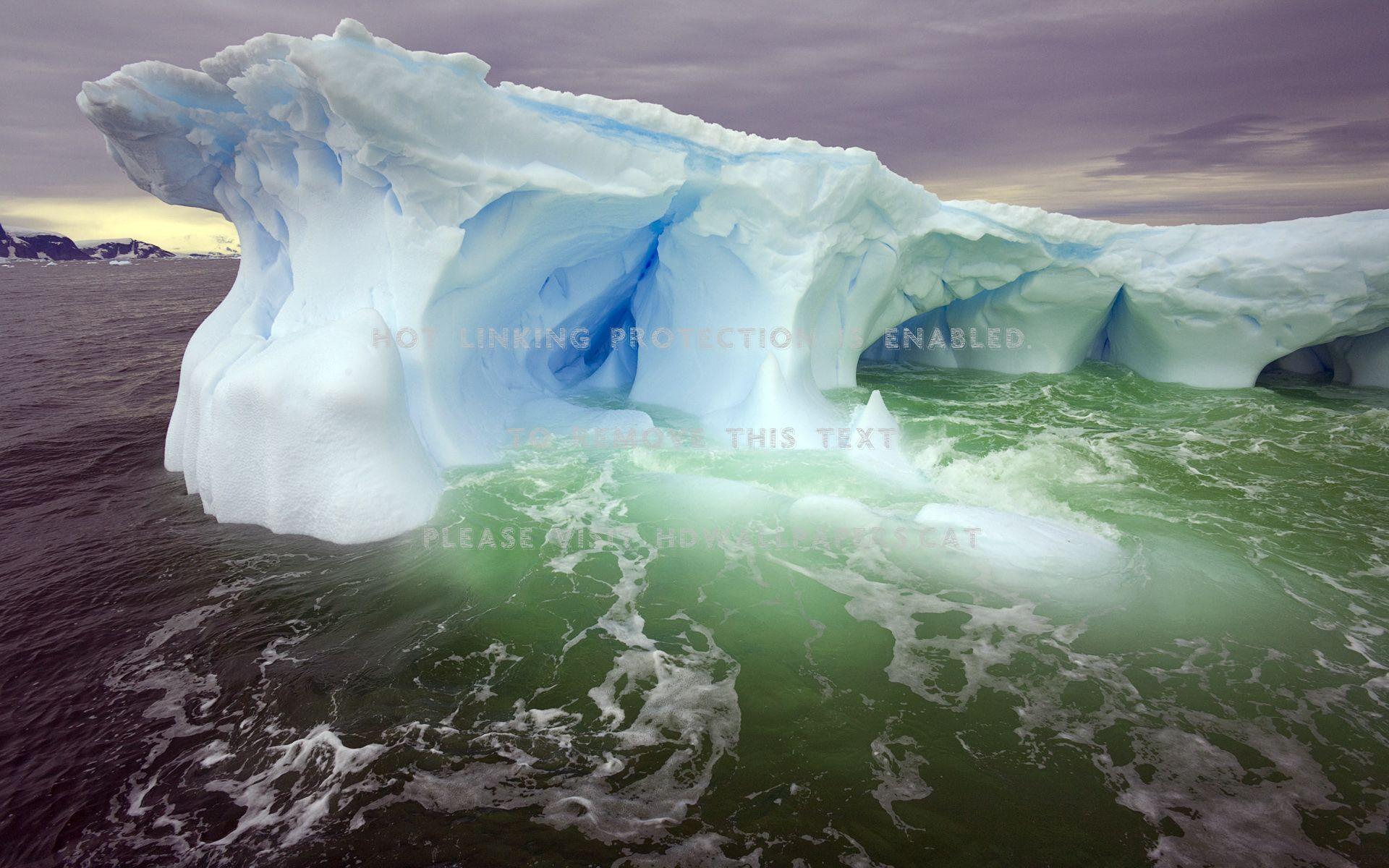 frozen colors HD nature antarctic iceberg