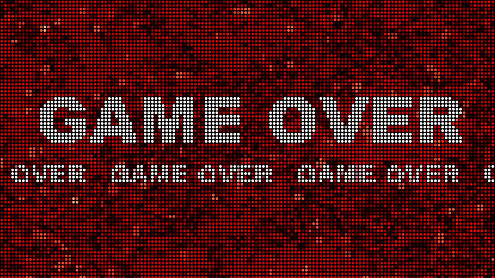 1920x1080 Game Over Typography 4k Laptop Full HD 1080P HD 4k Wallpapers  Images Backgrounds Photos and Pictures