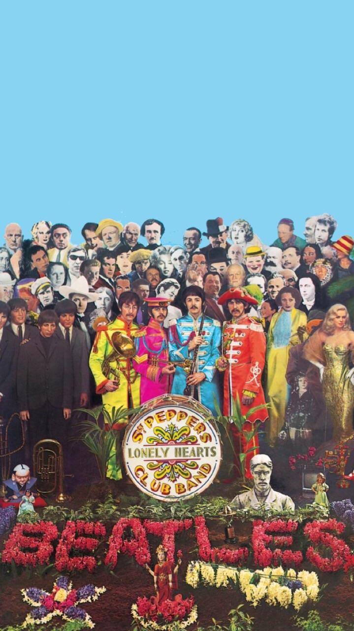 I couldn't find any good Sgt. Pepper phone wallpaper, so I