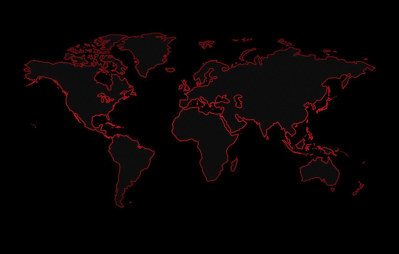 Black World Map Wallpapers High Resolution For Free W - vrogue.co