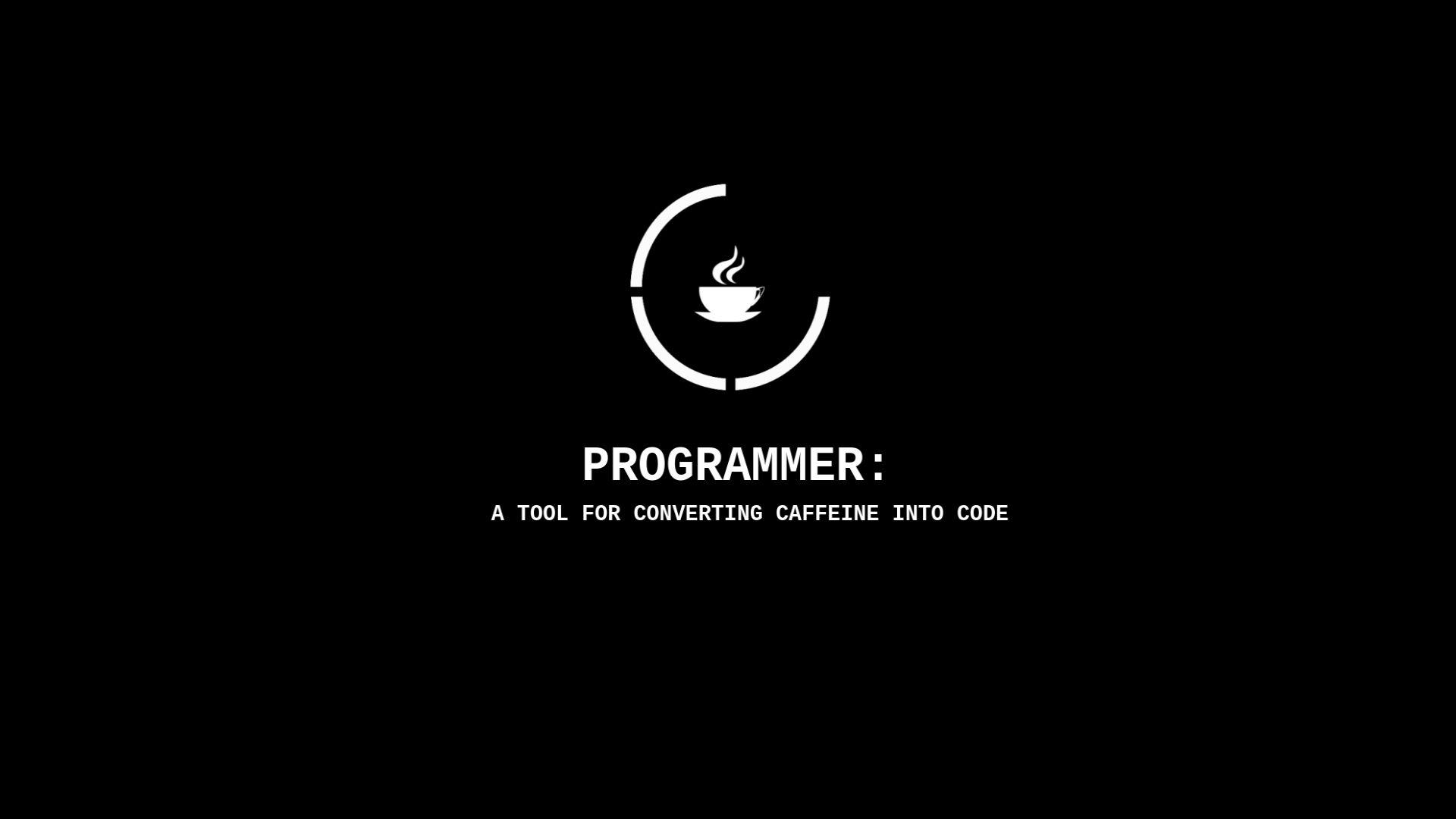 Programmer Coffee Developer Wallpaper. Teknologi, Latar