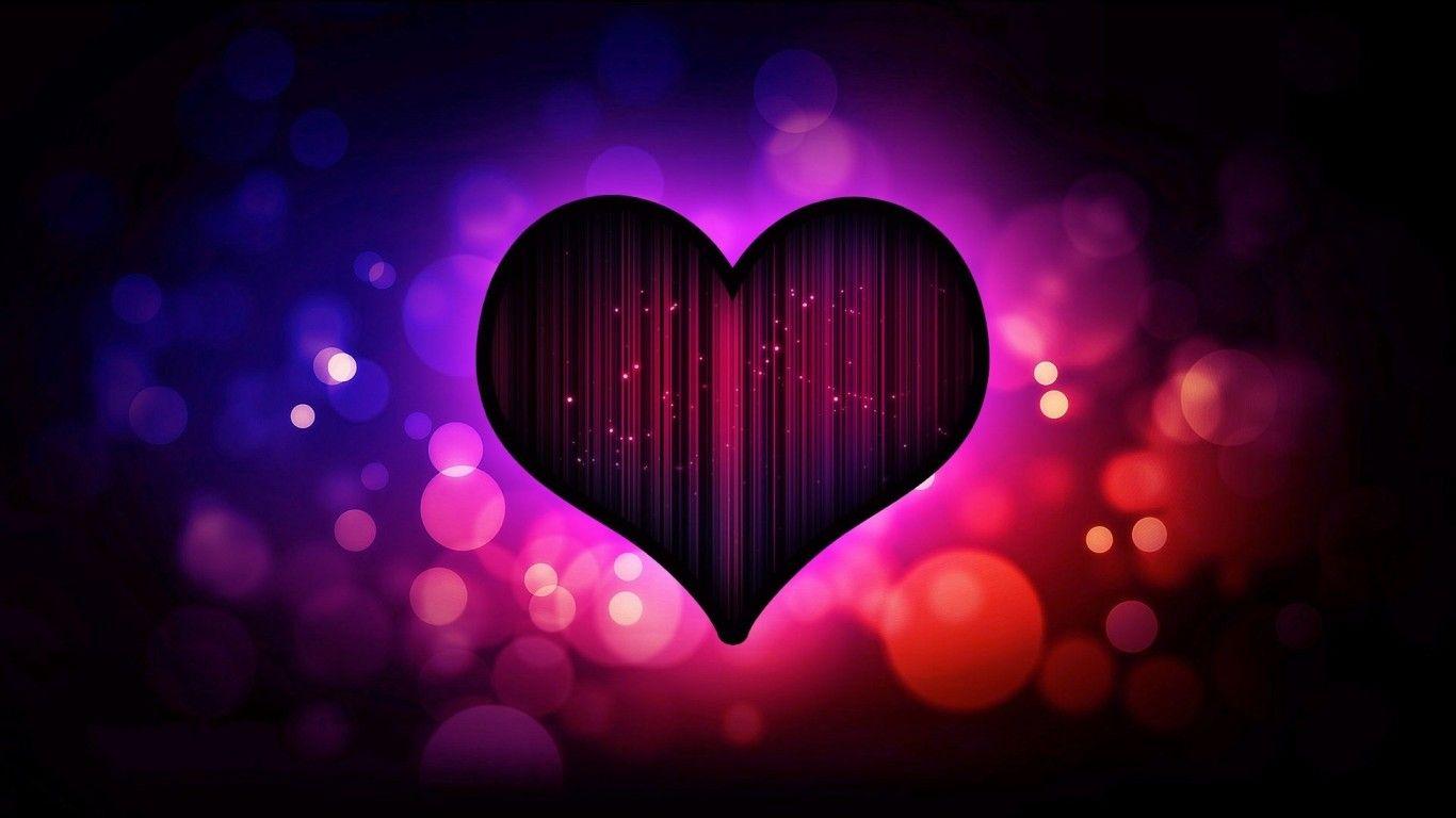 Dark Heart Valentines Day HD Wallpaper Image Wallpaper