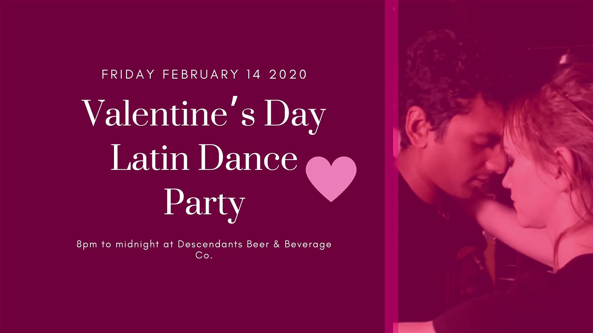 Valentine's Day Latin Dance Party at Descendants Beer