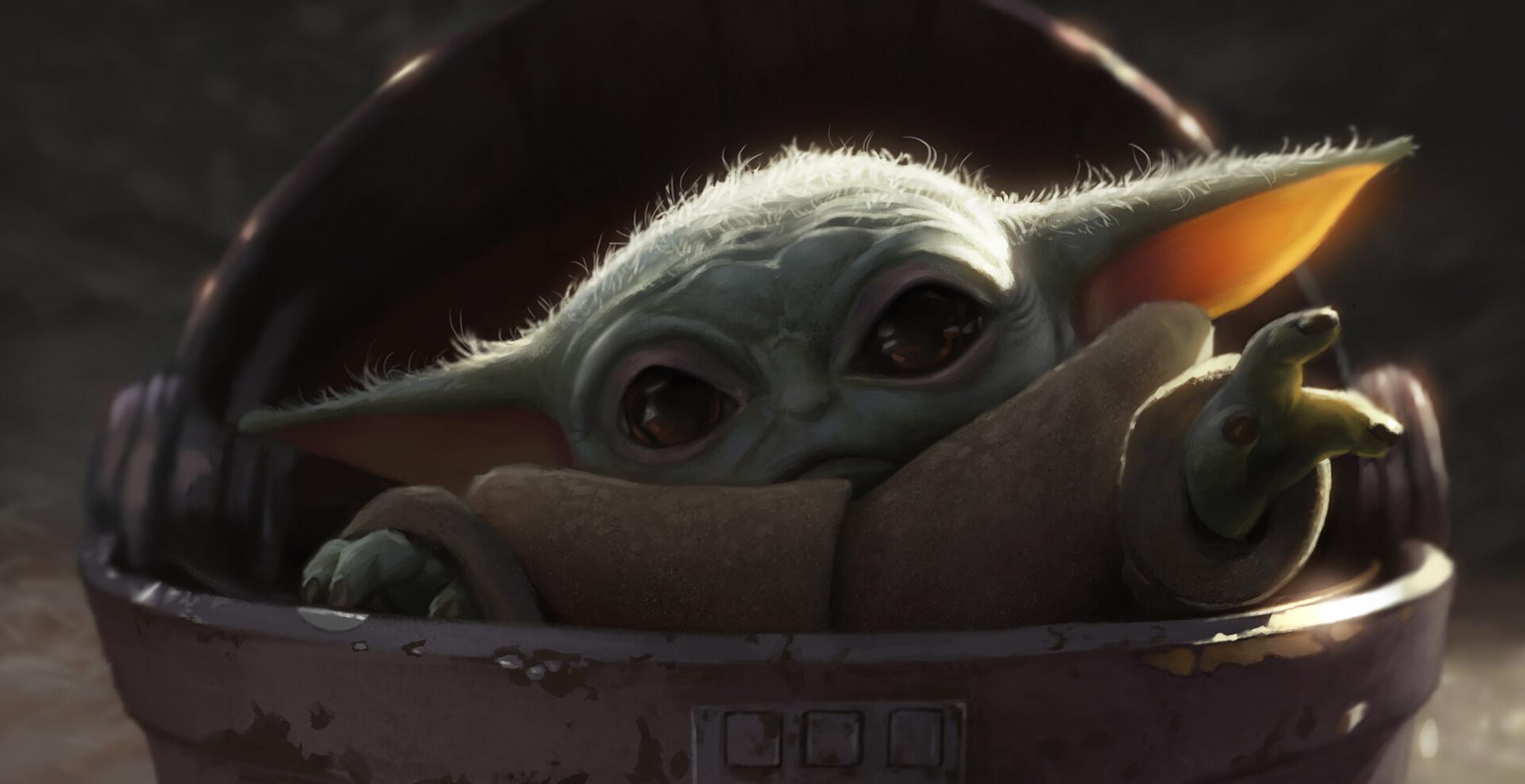 Baby Yoda HD Wallpaper