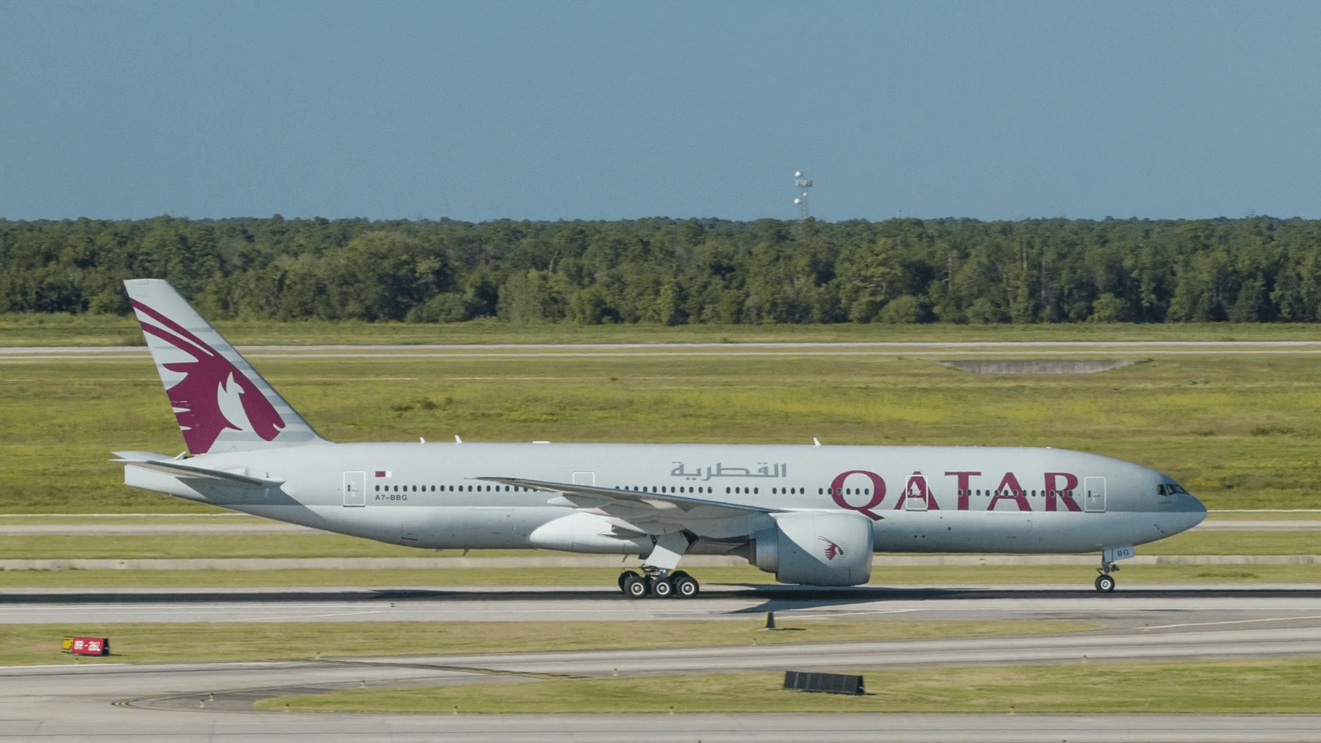 Qatar Airways Boeing 777 200 Commercial Passenger Airliner