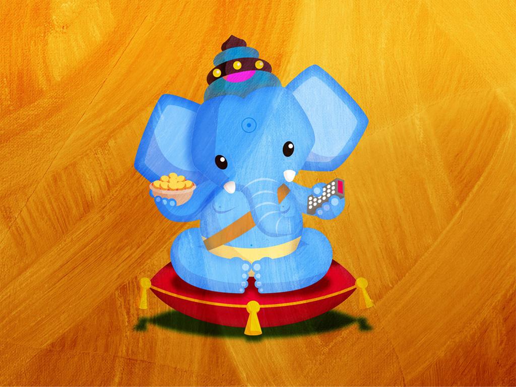 My Free Wallpaper Wallpaper, Little Ganesha