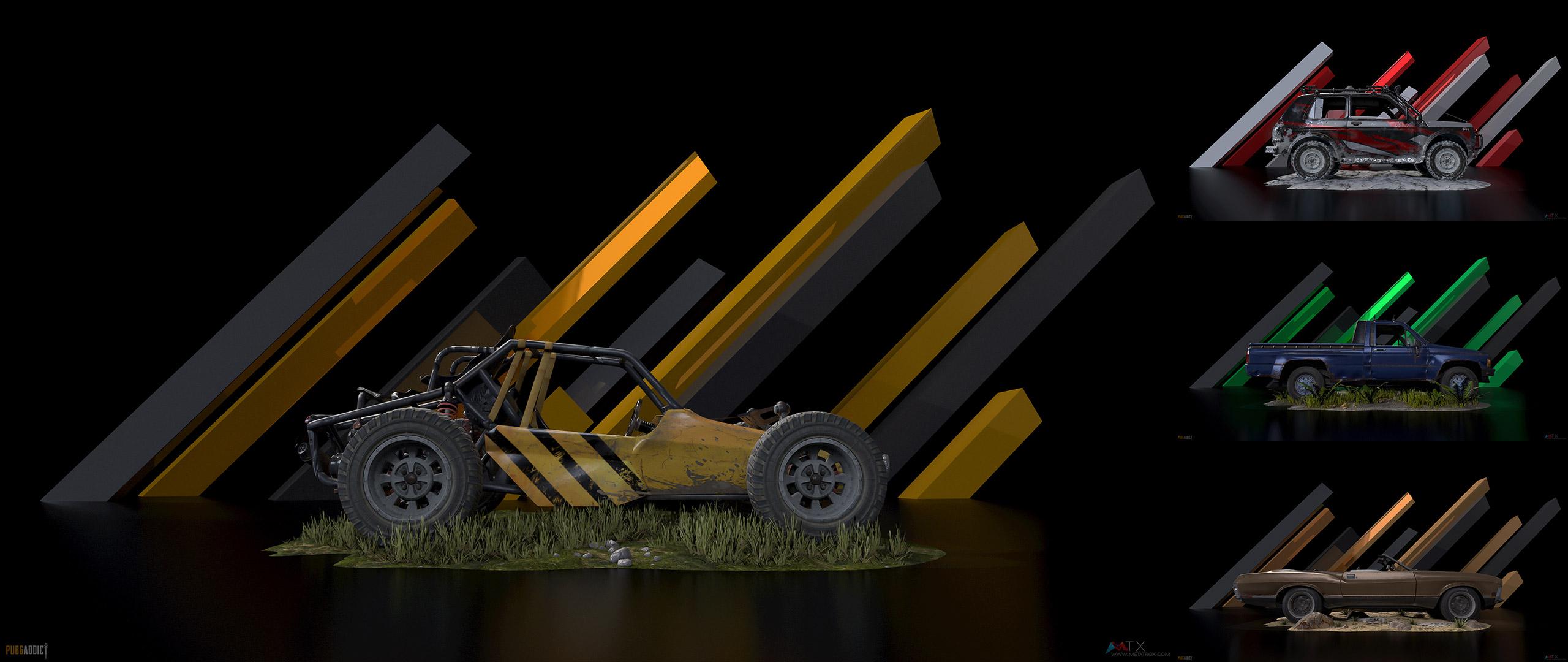 PUBG Vehicles Wallpaper / Fanart