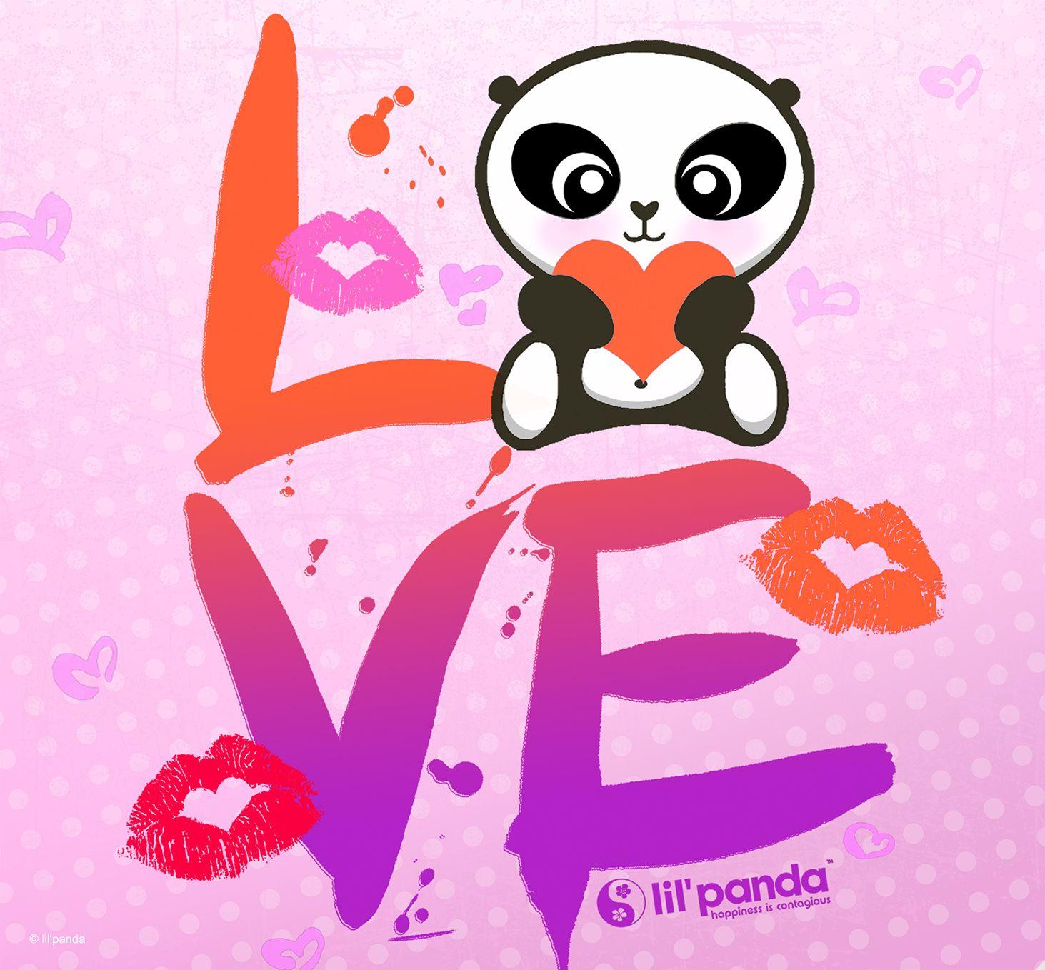 panda bear valentine