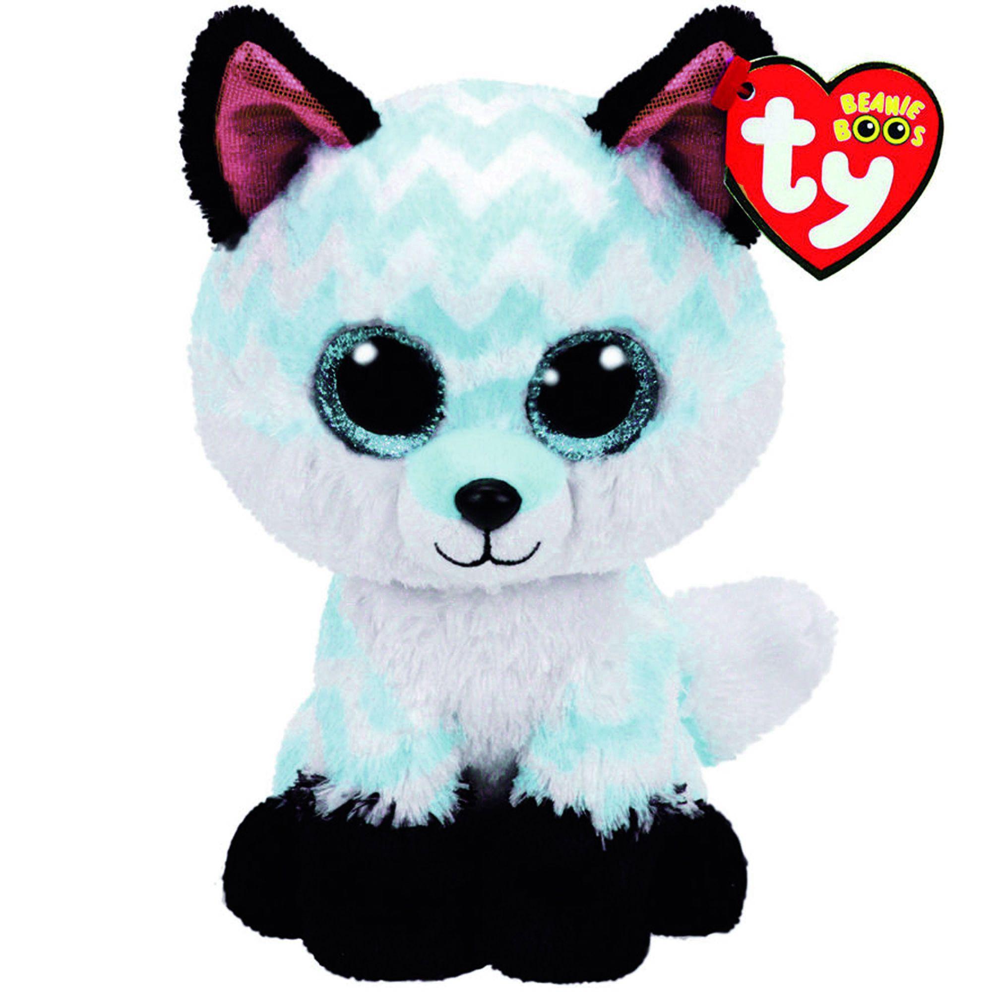 Claire's Ty Beanie Boo Large Piper the Chevron Fox Plush Toy