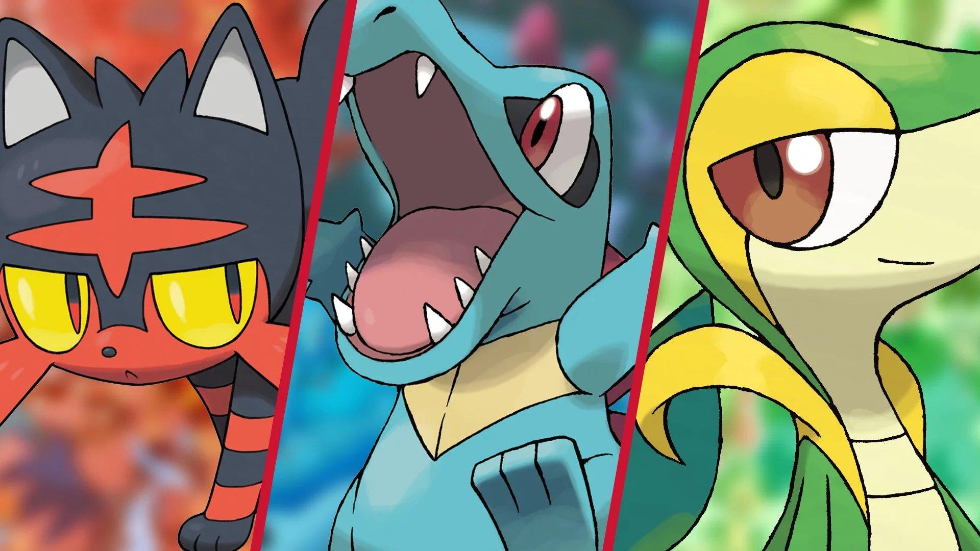 The Best Three Pokémon Starters From All Gens, As Voted